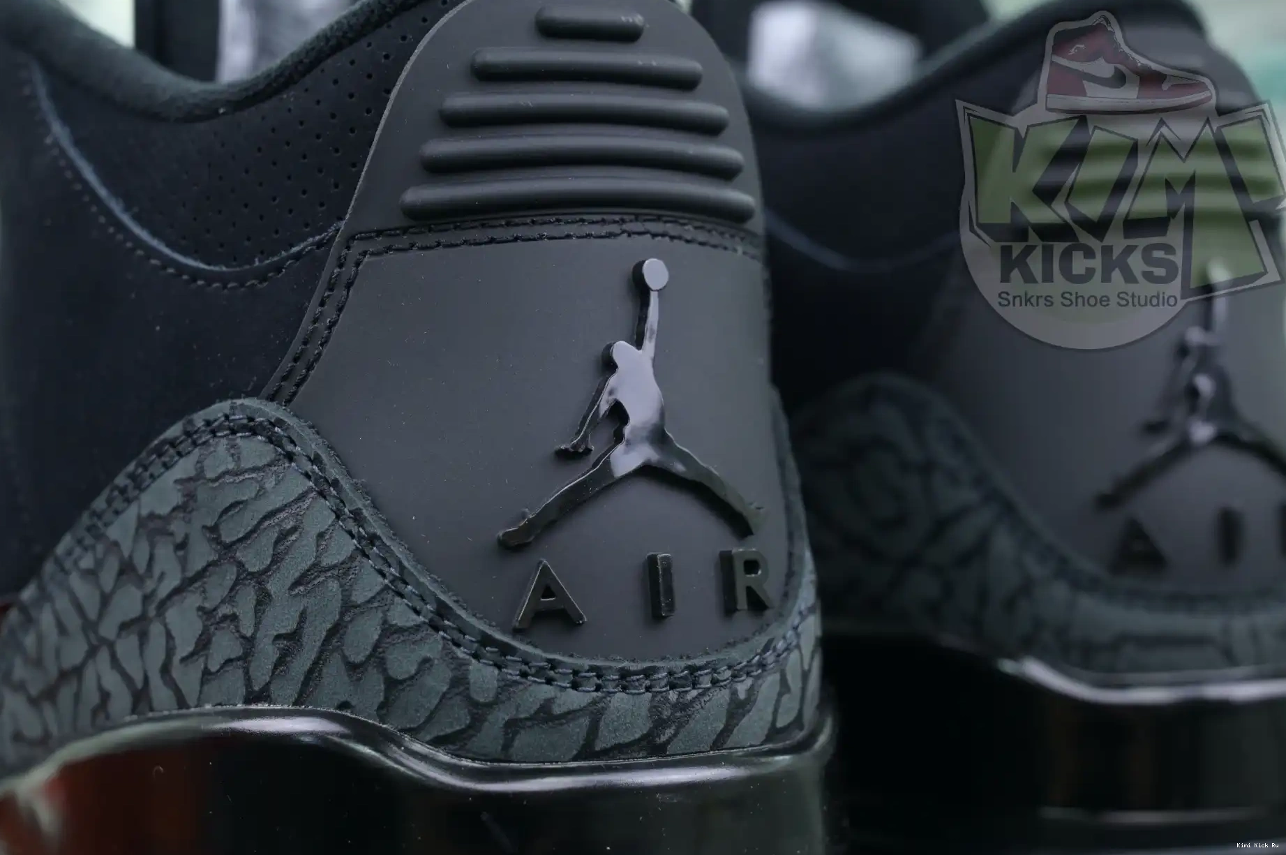 Jordan3“Black Air Jordan Cat” Kimikick 0530